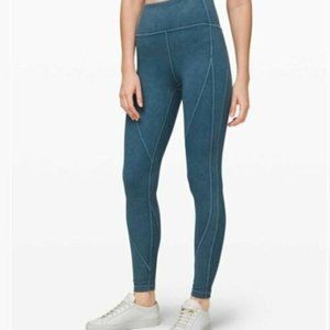 Lululemon Wunder Under HR Tight leggings ribbed